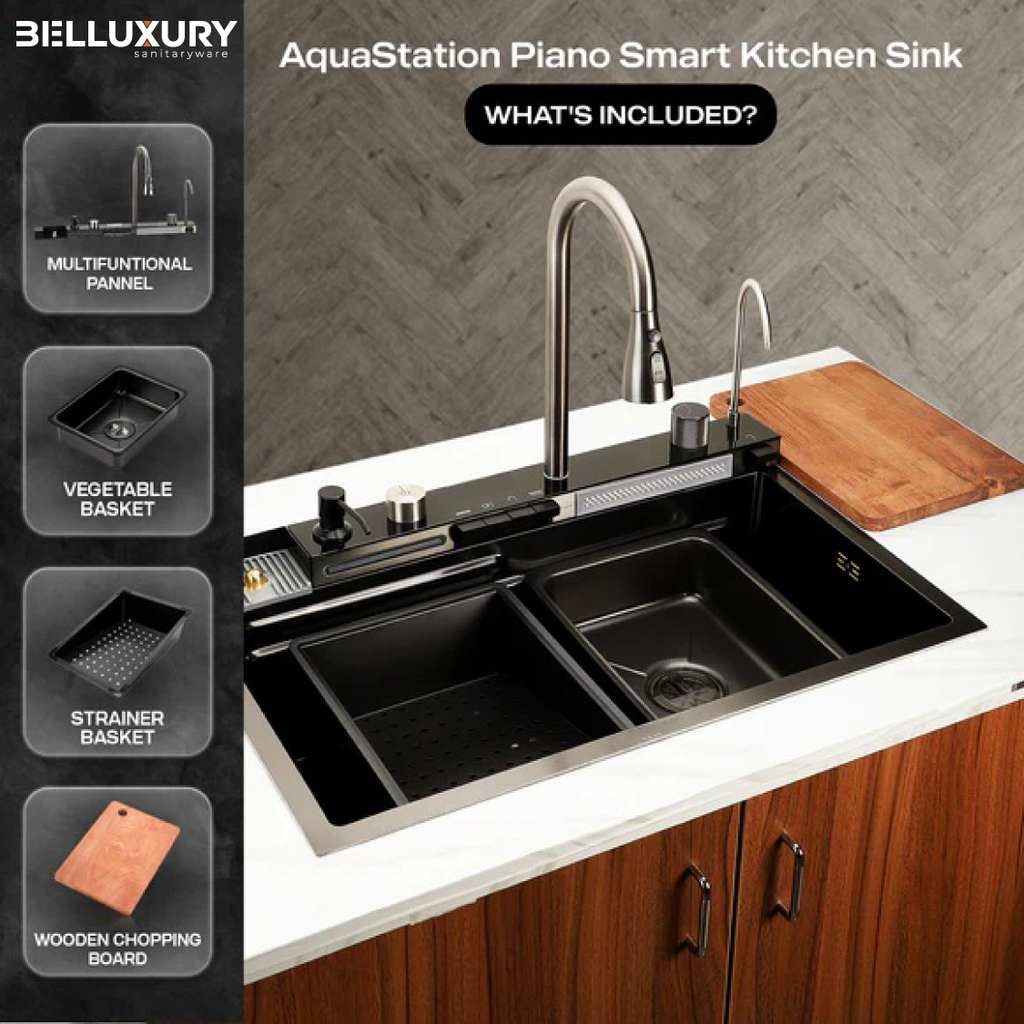 Belluxury AQUA MAESTRO™ Smart Kitchen Sink