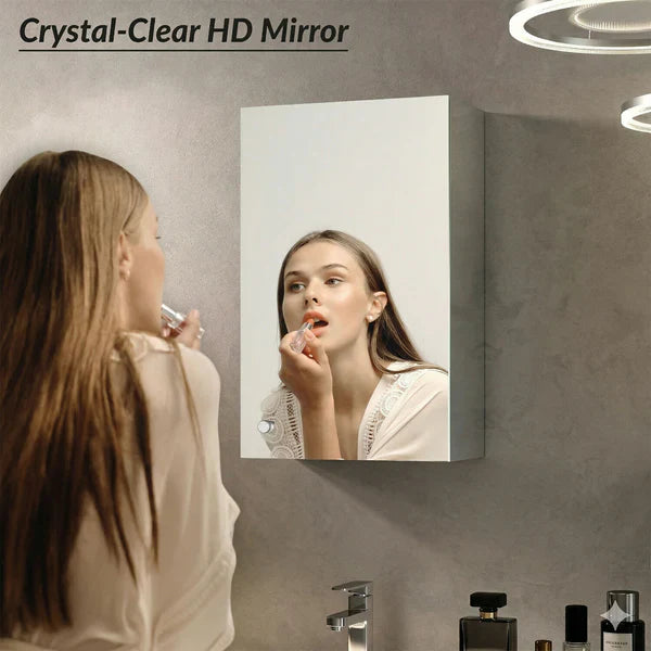 Belluxury® Premium Bathroom Cabinet with Mirror/304 Stainless Steel Mirror Cabinet for Wash Basin/Bathroom Shelf for Wall with Mirror
